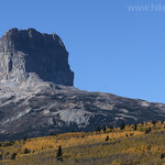 Chief Mountain in Autumn