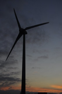 Wind Turbine At Cornwall Services