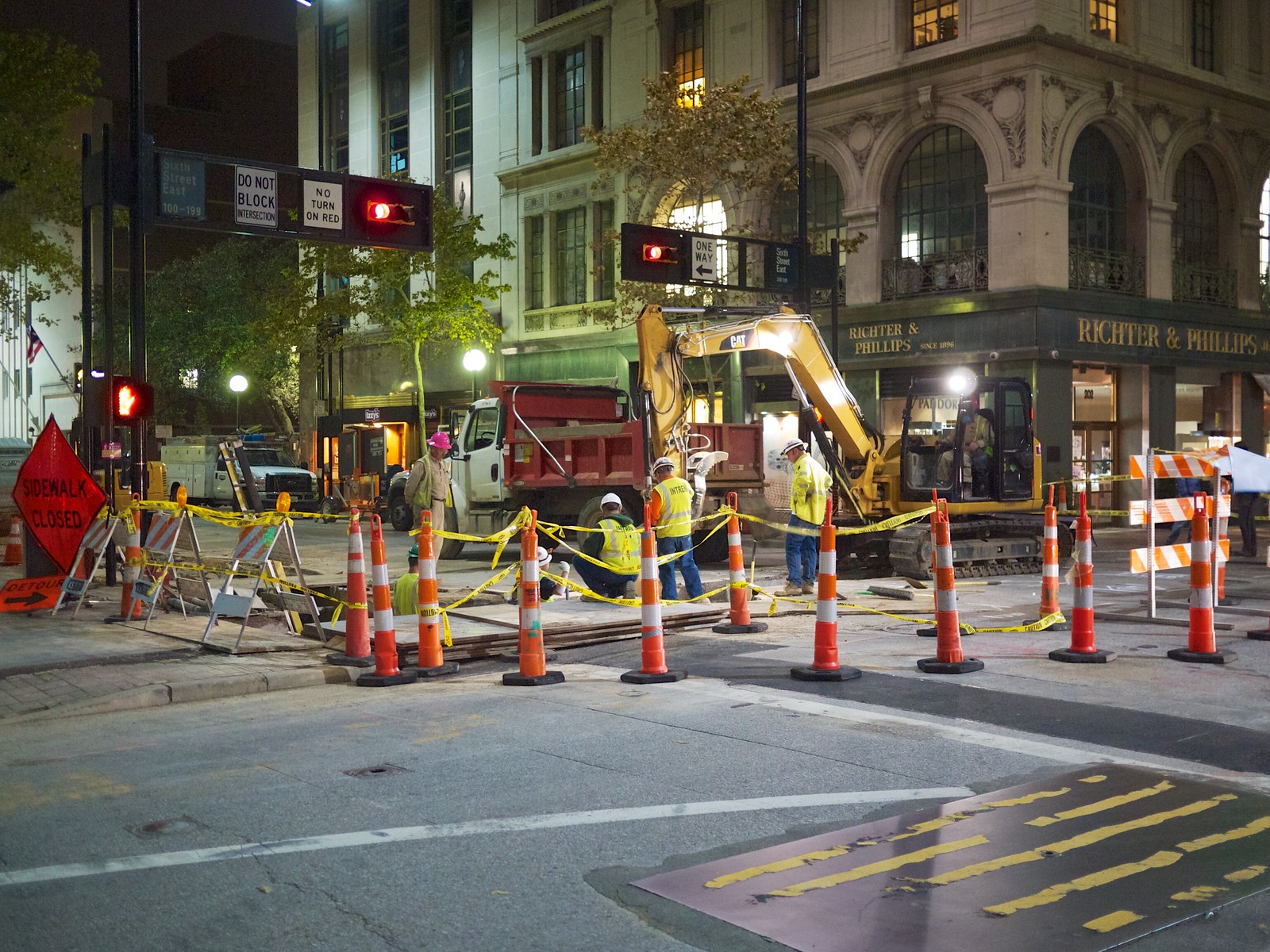 Main Street Utility Work