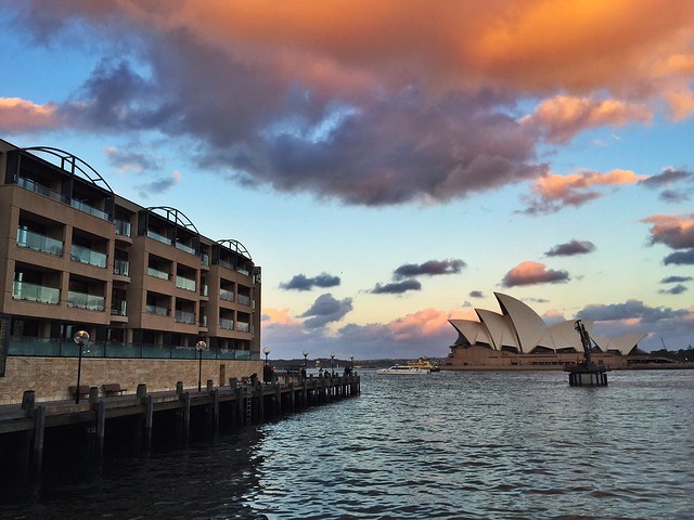 Sunset in Sydney - iPhone