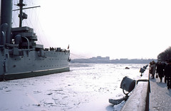 The cruiser 'Aurora', Leningrad