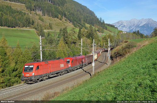 austria tirol brenner siemens rail cargo taurus carrier obb matrei 1116 pfons rh1116
