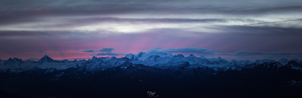 Panorama Mont-Blanc