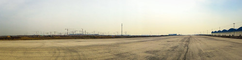 2016 beijing beijingnewinternationalairport china hebei airport construction iphone panorama runway concrete