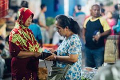Women Shopping, Night Market Buleleng Indonesia