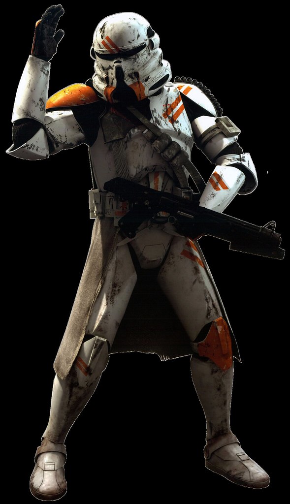 A 212th airborne trooper from Star Wars: Revenge of the Sith. 
