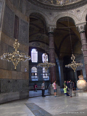 Interior view of the Hagia Sophia