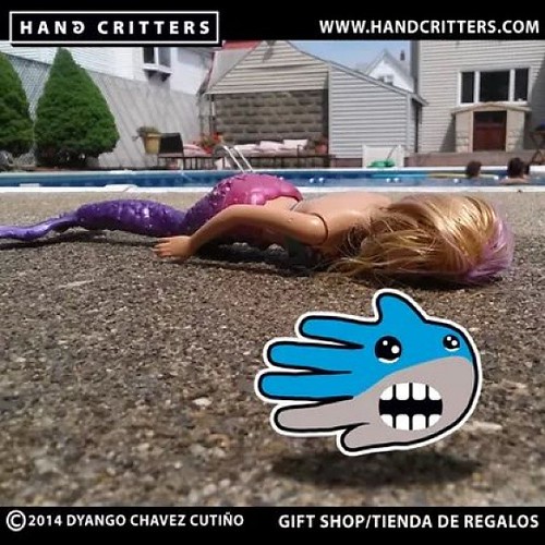 I didn't do it! #shark #sharkattack #mermaid #summer #pool | by handcritters