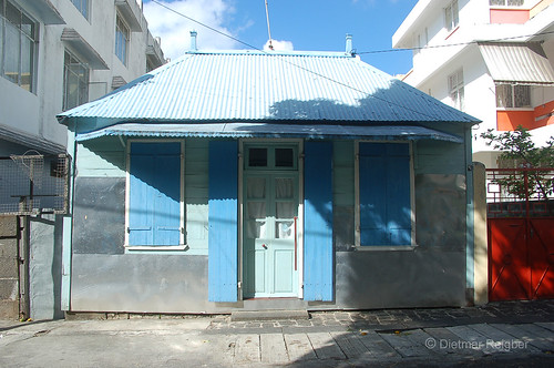 city von portlouis mauritiusmauritius oldhousewithshadesofbluemauritiusile mauriceinsel mauritiusportlouiscapital mauritiushauptstadt