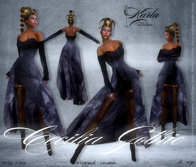!!! Karla BOutique !!! Cecilia Gothic outfit - mesh