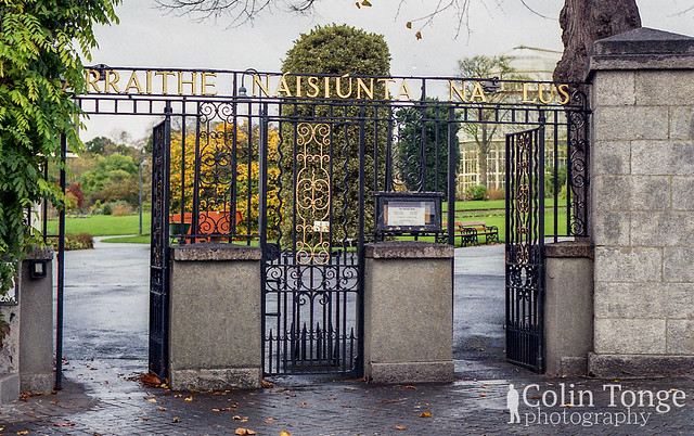 Gate to the National Botanic Gardens