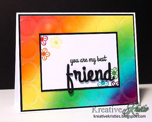 Card using Stamp of Approval Friendship Collection | by Kristie9975