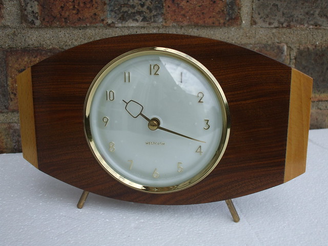 Vintage Retro 1950's Westclox Mantle Clock