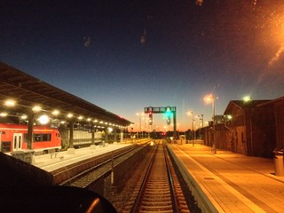 Odeg Pesa Sunset at Forst (Lausitz) Bahnhof