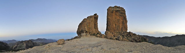 Roque Nublo y Rana - Panorámico