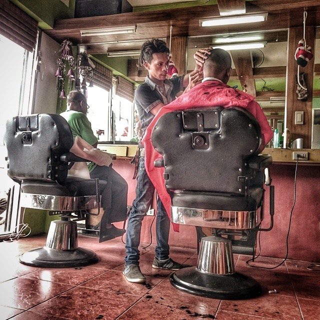 Barbershop in color.. #streetphotography #streetphotog  #barbershop #streetscene #igleyte #igtacloban #sony #sonyexperia #z3 #z3compact #phonephotography #instalike #instahdr #instagood #snapseedhdr #snapseed
