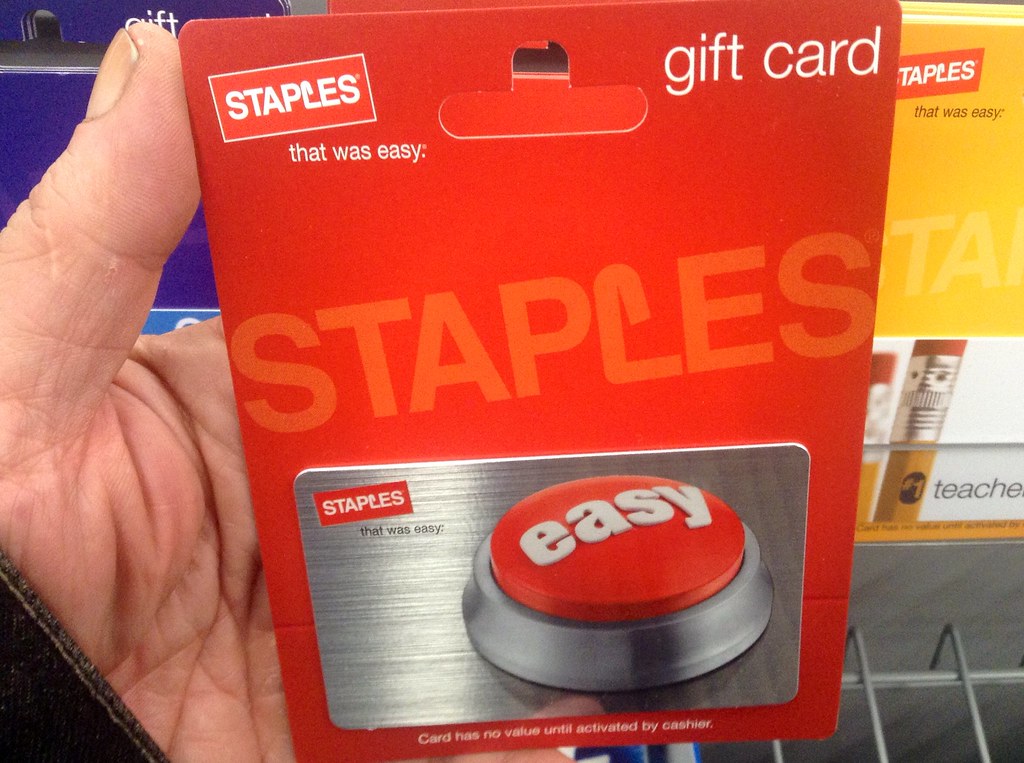 Staples Gift Credit Card Staples Gift Credit Card 10 201 Flickr