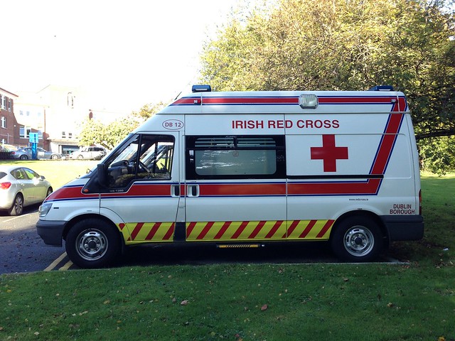 Ford Transit Ambulance Vehicle - Irish Red Cross, Dublin.