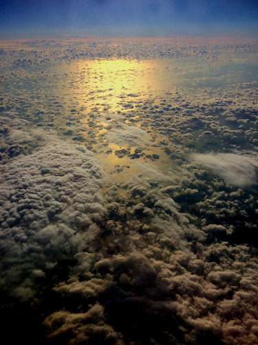 sunset over sea cumulus by breffni.martin,
