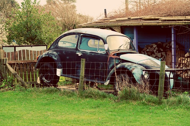 Abandoned VW Beetle
