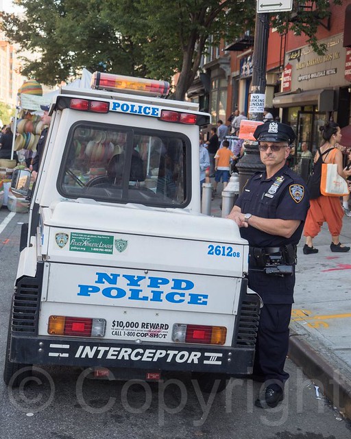 P079s NYPD Police Traffic Enforcement Vehicle, Atlantic Antic Street Festival 2014, Brooklyn, New York City
