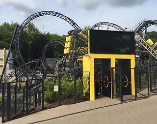 The Smiler - The different queue line signs had also been removed whilst the ride was closed.