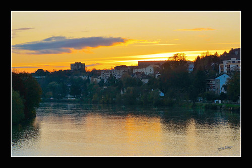 Le Doubs 39100 Dole "2014" by Christian Labeaune, Impression de la Franche-Comté, Jura, France...france villages franchecomté dole 2014 doubs 39100 ch