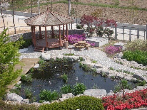 2006년 한수그린텍 생태연못 제올라이트 생태방수시트 fpo fpp 경관석