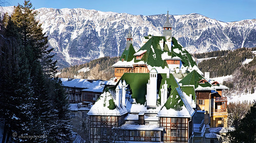 semmering hotel architecture building mountain landscape winter austria historic abandoned snow