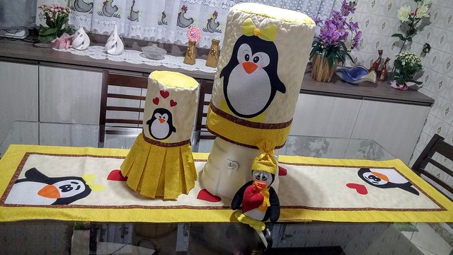 Kit cozinha pinguins
