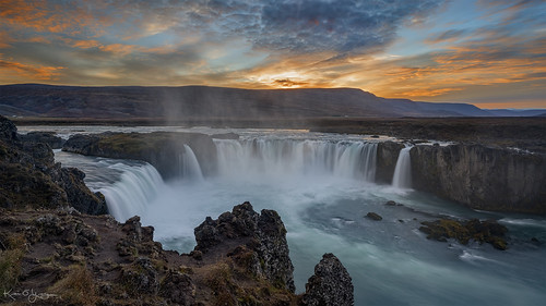 _DSC2656-HDR copy by kaioyang, Godafoss sunseticeland godafoss sunset sony a7r2 zeiss loxia 21 loxia2821 mt