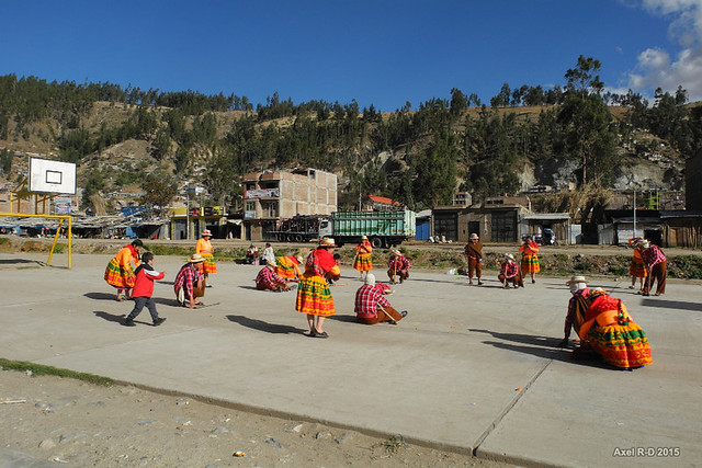 Traditional dance in Andahuaylas
