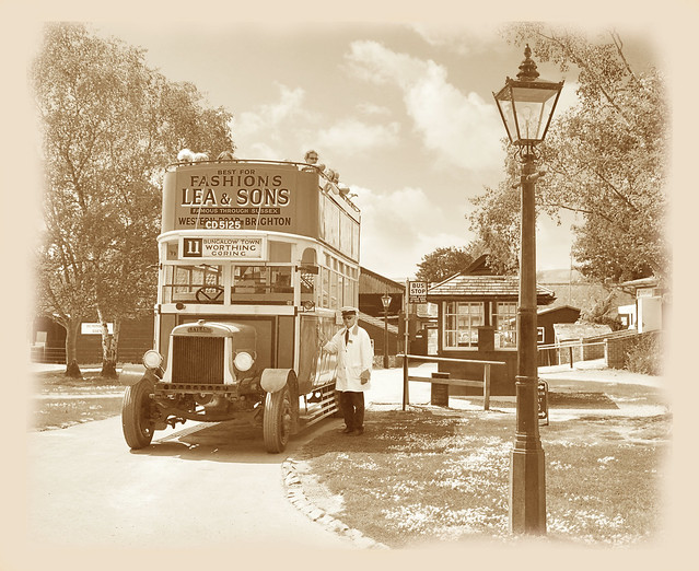 1922 Southdown Leyland N Type Bus