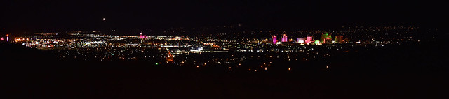 Reno Nevada Panorama at Night