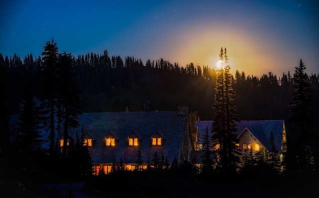Moonrise Over Paradise Lodge