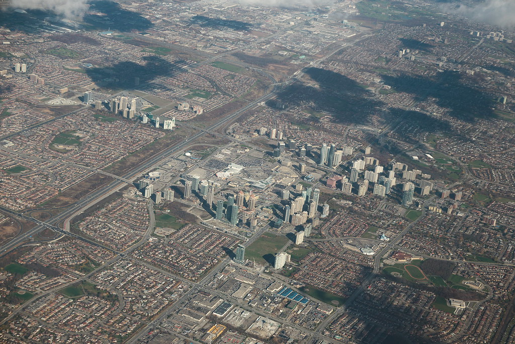 Mississauga from above
