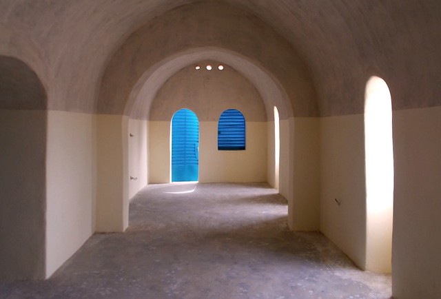 Architecture intérieure sur le modèle de la Voûte Nubienne