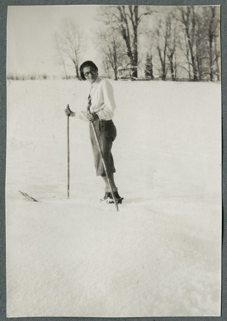 Archiv Chr154 Auf Skiern, 1920er