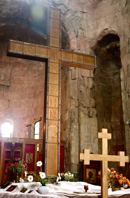 Cross, Jvari Monastery, Mtskheta, Georgia