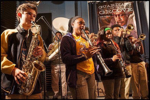 Trombone Shorty Academy at Cuttin Class at WWOZ Fall Fund Drive 2015 day 10. Photo by Ryan Hodgson-Rigsbee - www.rhrPhoto.com