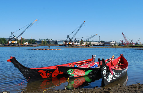 150912-17-raven-willapa-haynisisoos-canoes-duwamish-river | by zverina.com