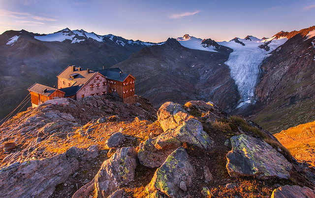 Tyrolean Sunrise, Ramolhaus, Ötztaler Alpen