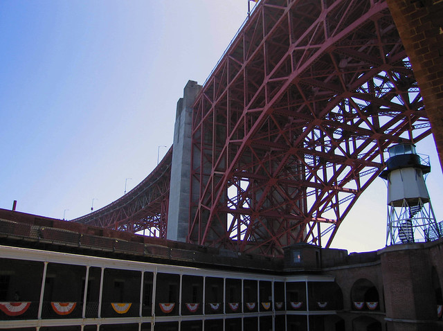 (#0261)-California - San Francisco, Golden Gate Bridge from Fort Point