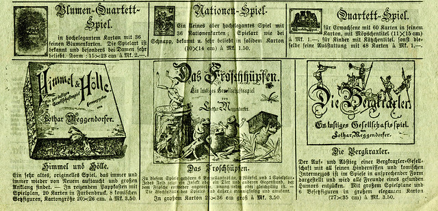 Werbeblatt für Spielzeug aus Nürnberg, Ausschnitt  8