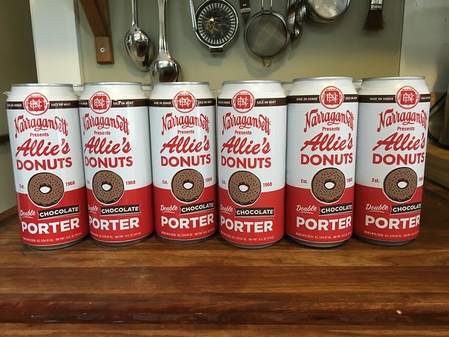 Narragansett Porter and Allie's Donuts together