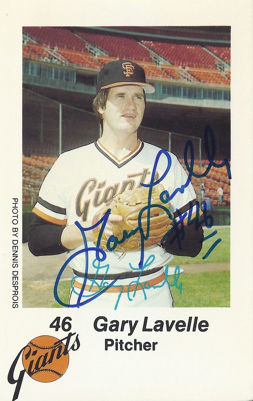 1980 Giants Police - Gary Lavelle #46 (Pitcher) - Autograp… | Flickr