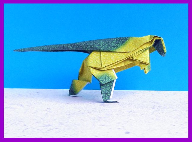 Origami Pachycephalosaurus
