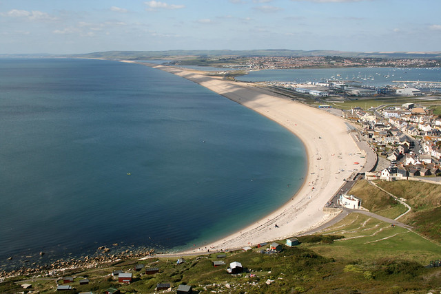 Chesil Beach from Portland Heights