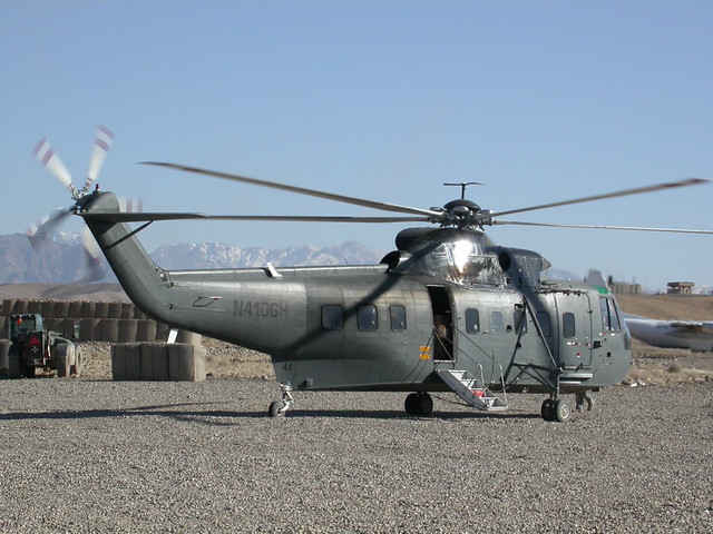 S-61N Sea-King N410GH/41 c/n 61749. Tarin Kowt, Afghanistan. November 2009.