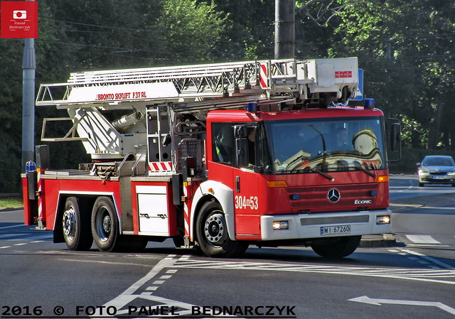 304[W]53 - SH 37 Mercedes Benz Econic 2628/Bronto Skylift - JRG 4 Warszawa